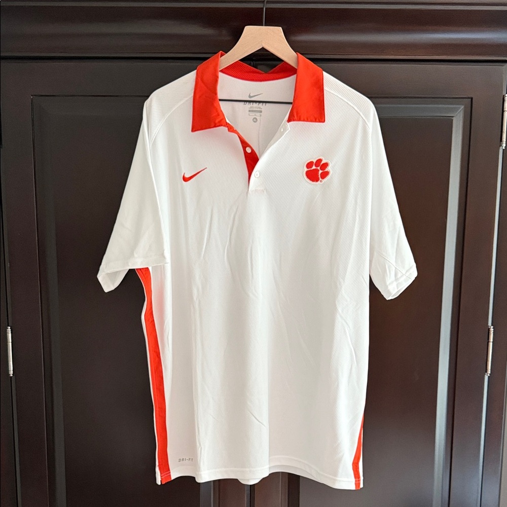 Nike Clemson Dri Fit Golf Polo